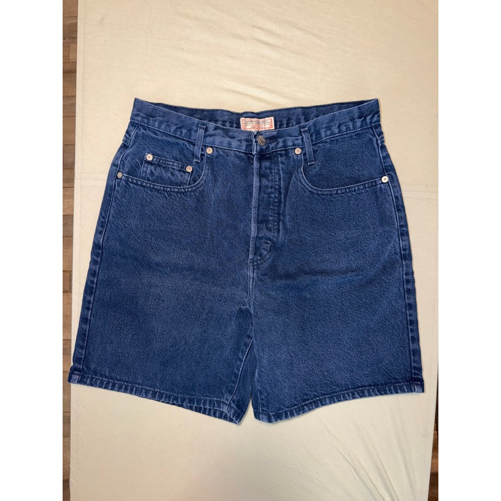Vtg Guess Georges Marciano Denim Shorts Womens 26 Dark Wash Made in USA 10954